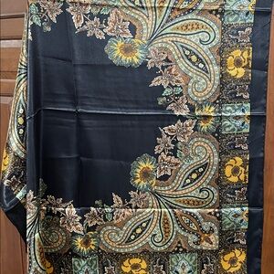 Paisley and Floral Print scarf or tapestry